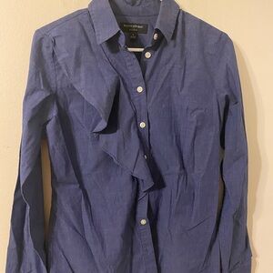 Banana‎ Republic Blue Casual Button Down Shirt